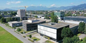 2020 08 06 Millennium Park Luftbild Baustelle Hotel und MP15 edited - Foto:© PRISMA Unternehmensgruppe