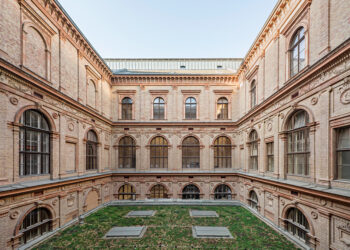 Das Dach vom Audimax wurde begrünt