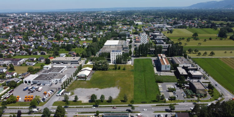 Der Millennium Park in Lustenau soll erweitert werden. Foto: Prisma Unternehmensgruppe