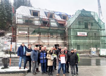Gleichenfeier für Mehrgenerationenhaus in St. Kathrein