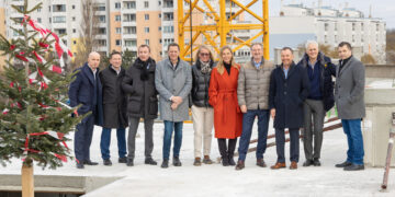 Gleichenfeier für SÜBA-Projekt in Simmering