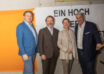 Gleichenfeier für BIP-Großprojekt