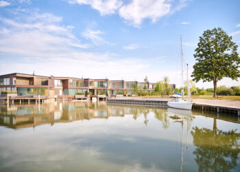 Am Hafen: Die letzten Häuser sind fertig