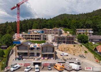 Gleichenfeier für Water Side