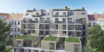 Dachgleiche für Wohnprojekt mit Homeoffice-Konzept