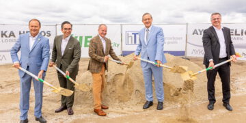 Spatenstich für Logistikzentrum in Airport City