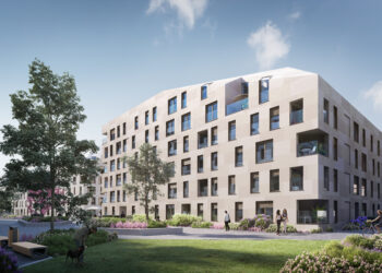 Dachgleiche für Bauteil II der „Gmunder Höfe“