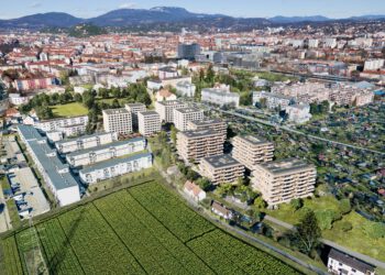 Gleichenfeier für „Jakomini Verde“ in Graz