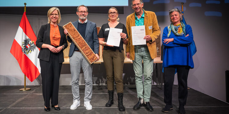 Das Graumann-Viertel ist mit dem Erdreich-Preis ausgezeichnet worden. Foto: © Umweltbundesamt / Cajetan Perwein