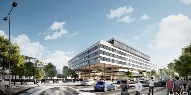 Der Central Hub im TwentyOne ist ausfinanziert, auch der finale Fertigstellungstermin steht. Foto: © HNP architects