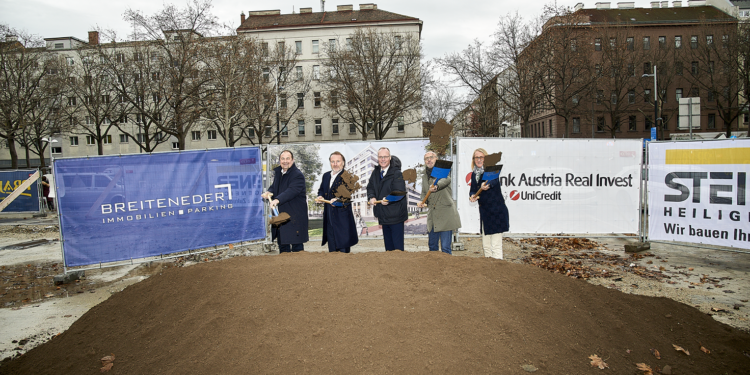 Die BIP und die Bank Austria Real Invest starten ein neues Projekt in der Lasallestraße 7. Foto: BIP Immobilien Development