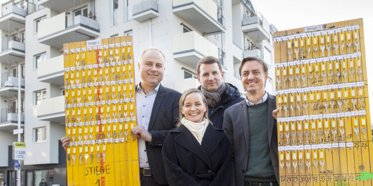 Das Projekt "Wohnen in St. Gotthard" ist fünf Monate früher als veranschlagt an den Investor übergeben worden. Foto: Avoris