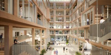 Holzhybrid-Büro in München