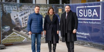 Süba feiert Richtfest in München