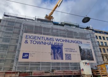 Dachgleiche für JP-Projekt an Wiedner Hauptstraße