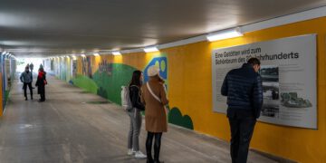 Buntes Zeichen für Wien