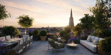 Dachgleiche Mandarin Hotel in Wien