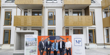 Dachgleiche für neue Raiffeisen Vorsorgewohnungen