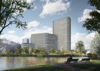 Richtfest für CA Immo Bürohochhaus „Upbeat“