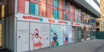 Morawa bezieht Großfläche in der MaHü