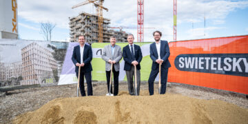 Baustart für Holz-Hybrid-Bürogebäude „Anchor“