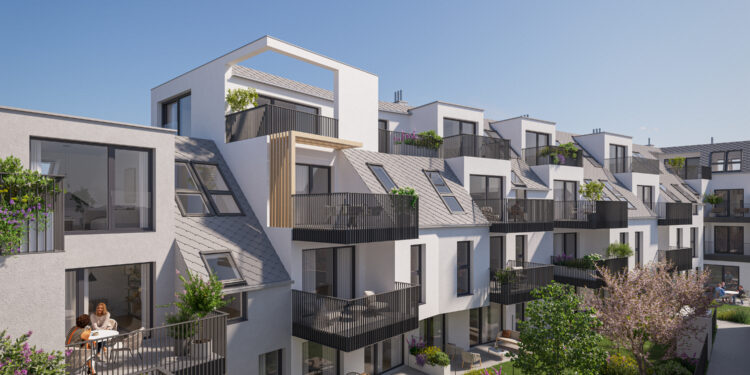 In Floridsdorf wird ein neues Wohnprojekt realisiert. Bild: Raiffeisen Wohnbau