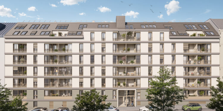 EHL Wohnen startet mit der Vermarktung der Wohnungen in der Wiener Augasse17. Visualisierung: JamJam