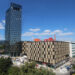 Die Fassadenarbeiten für den Quadrill Tower 1 in Linz sind abgeschlossen. Foto: BODNER Gruppe