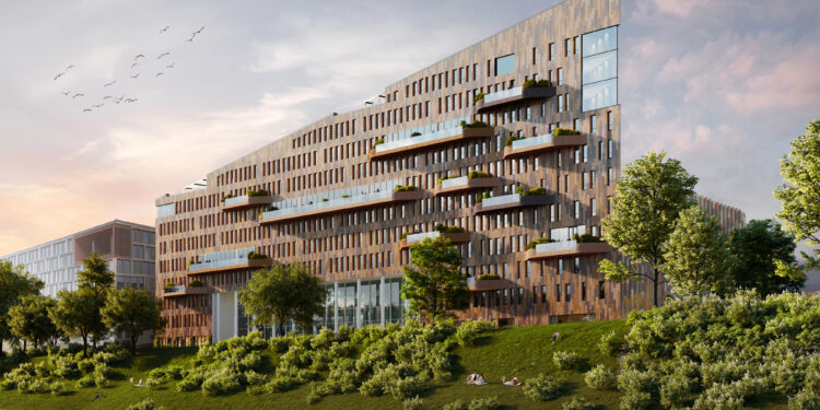 Die CA Immo hat zwei Mietverträge für das Danube House in Prag an Land gezogen. Bild: CA Immo