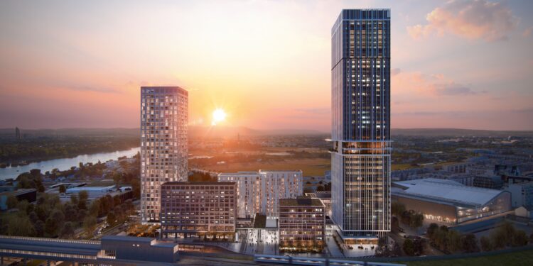 Das Vienna TwentyTwo wird 2026 fertiggestellt. Foto: K18