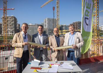 Finale Bauphase im Village im Dritten gestartet