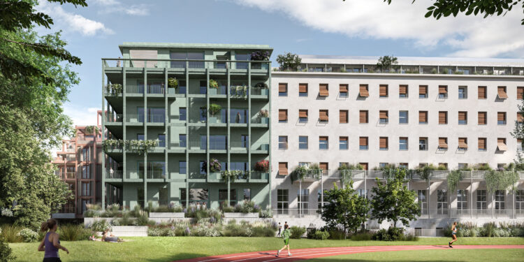 Im Funkhaus stehen 57 Eigentumswohnungen zum Verkauf. Bild: BWM Architekten