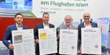 Flughafen Wien erhält ÖGNI-Zertifikate für nachhaltige Projektentwicklung