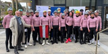 26 Immobilienprofis radelten von Wien zur Expo Real