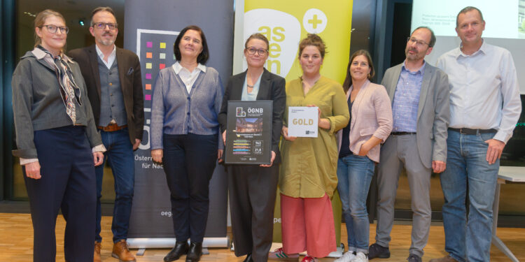 Das tz3 der Wirtschaftsagentur Wien wurde für die Erfüllung der ÖGNB-Qualitätskriterien mit Gold ausgezeichnet. Foto: Alfred Arzt