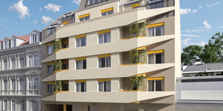 EHL Wohnen vermarktet das BIP-Projekt Barawitzkagasse 24 in Döbling. Visualisierung: JamJam