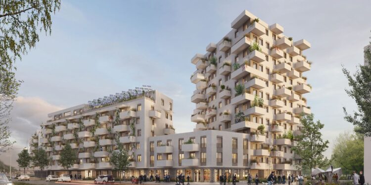 Wohnbauprojekt Donaustadtstraße 37 soll nahezu emissionsfrei betrieben werden. Foto: Kollitsch Invest
