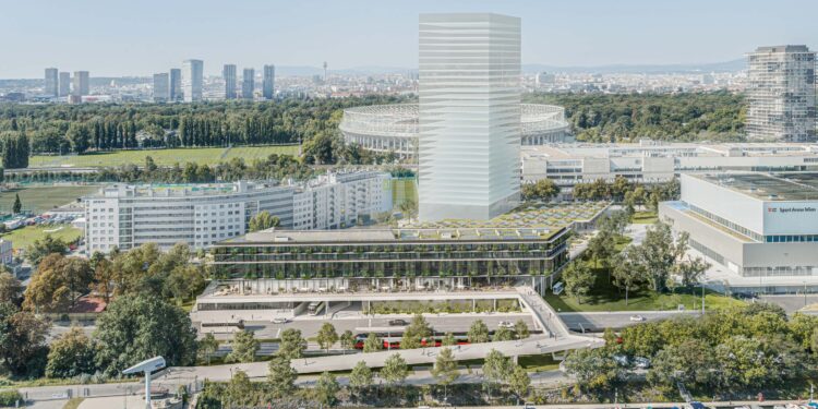 Der Baustart des Wiener Fernbus-Terminals ist erfolgt. Visualisierung: ZOOMVP