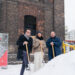 Spatenstich mit Stadtrat Jürgen Czernohorsky, Vorständin der ÖBB-Infrastruktur AG Silvia Angelo und Bezirksvorsteher Alexander Nikolai. Foto: Lukas Leonte