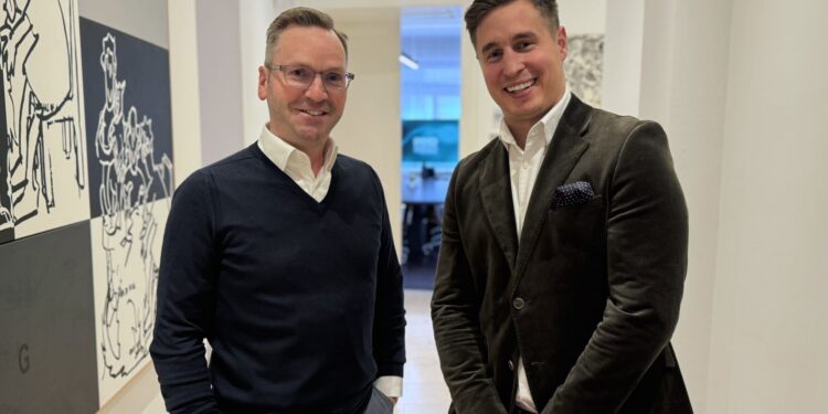Roland Schmid und Valentin Bauer setzen auf Wachstum. Foto: IMMOunited