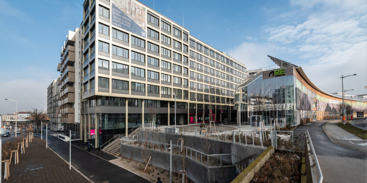 Das Village Works im Village im Dritten ist fertiggestellt worden. Foto: Stefan Seelig