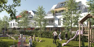Das Wohnprojekt "Rosengarten" der Wohnkompanie. Bild: Studio Z