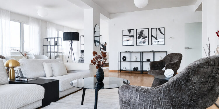 Das "Laurenzi am Fluss" bietet hochwertige Wohnkonzepte. Bild: Home Staging by Sabrina Schulz