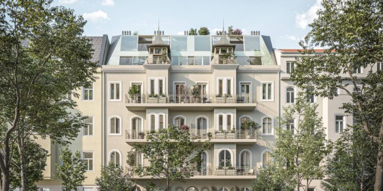 Das MAISON 29 in der Ausstellungsstraße wird vermarket. Bild: ZOOM/WINEGG