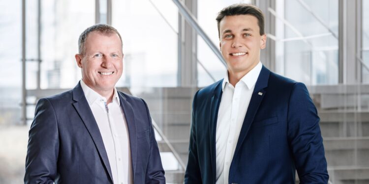 Stefan Graf, CEO Leyrer + Graf und Patrick Ullrich, Geschäftsführer Graf Development. Foto: Leyrer + Graf, Fotograf: Matthias Fröhlich