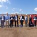 Buwog startet Bau für "Zielgerade" in Eisenstadt: v. l. Werner Fleischhacker (Planungsdirektor), Nikolaus Turbock (architurbo), Markus Handler (Handler), Andreas Holler (BUWOG), Thomas Steiner (Bürgermeister), Robert Hergovich (SPÖ Klubvorsitzender und Regierungskoordinator), Barbara Freiler (Handler) und Marin Huber (Landespolizeidirektor), v.l.n.r. Foto: Buwog/Huger