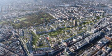 Grünflächen im Nordwestbahnhof sollen Grätzel abkühlen