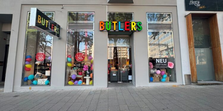Butler's ist in die ehemaligen Flächen von Interio gezogen. Bild: EHL