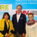 Die Gastgeber des Immo-Frühstücks in der Strandbar Herrmann: Elisabeth della Lucia, Geschäftsführerin DMV della lucia Medienverlag, Gerald Beck und Christine Dornaus, Geschäftsführer der BIG/ARE. Foto: Leadersnet/Langegger