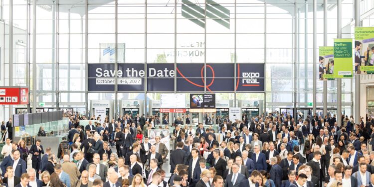 Die nächste Expo Real findet von 4. bis 6. Oktober 2027 in München statt. Bild: Messe München